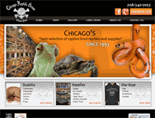 Tablet Screenshot of chicagoreptile.net